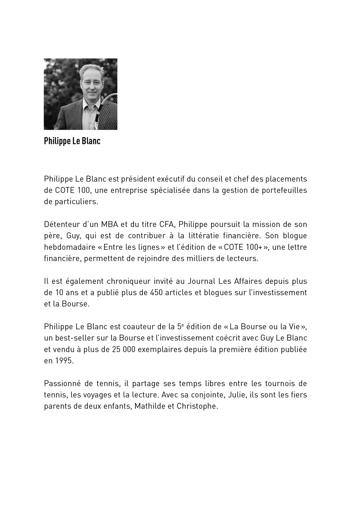 Coffret Avantage Bourse + La Bourse ou la vie