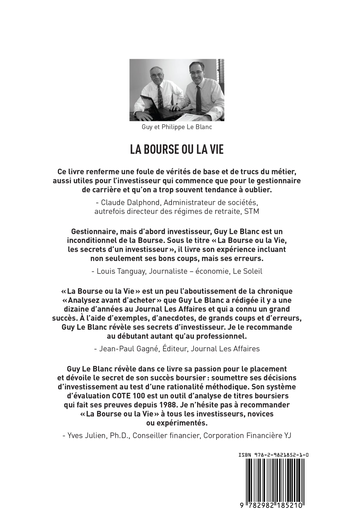 Coffret Avantage Bourse + La Bourse ou la vie